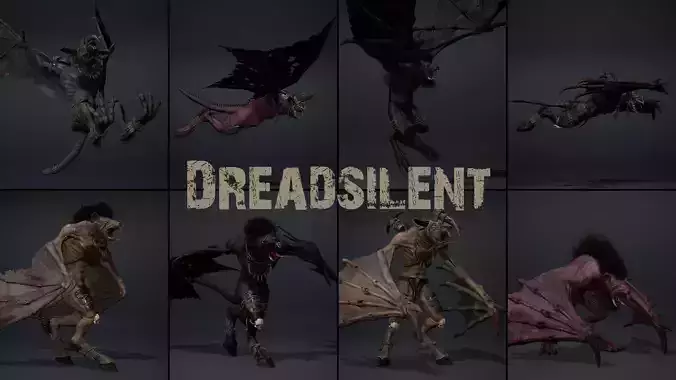 Dreadsilent Low-poly 3D model