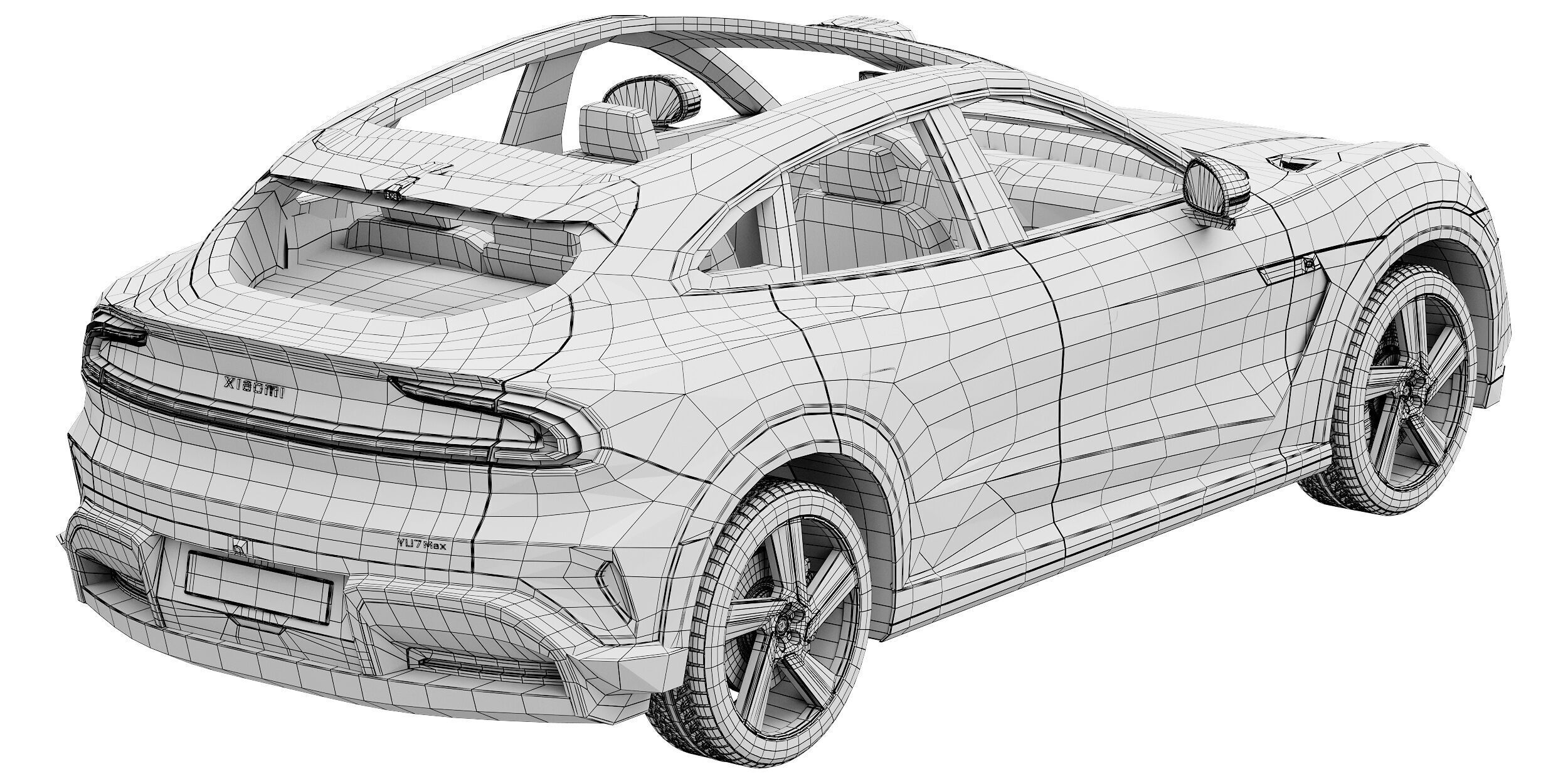 Xiaomi YU7 2025 3D model_17