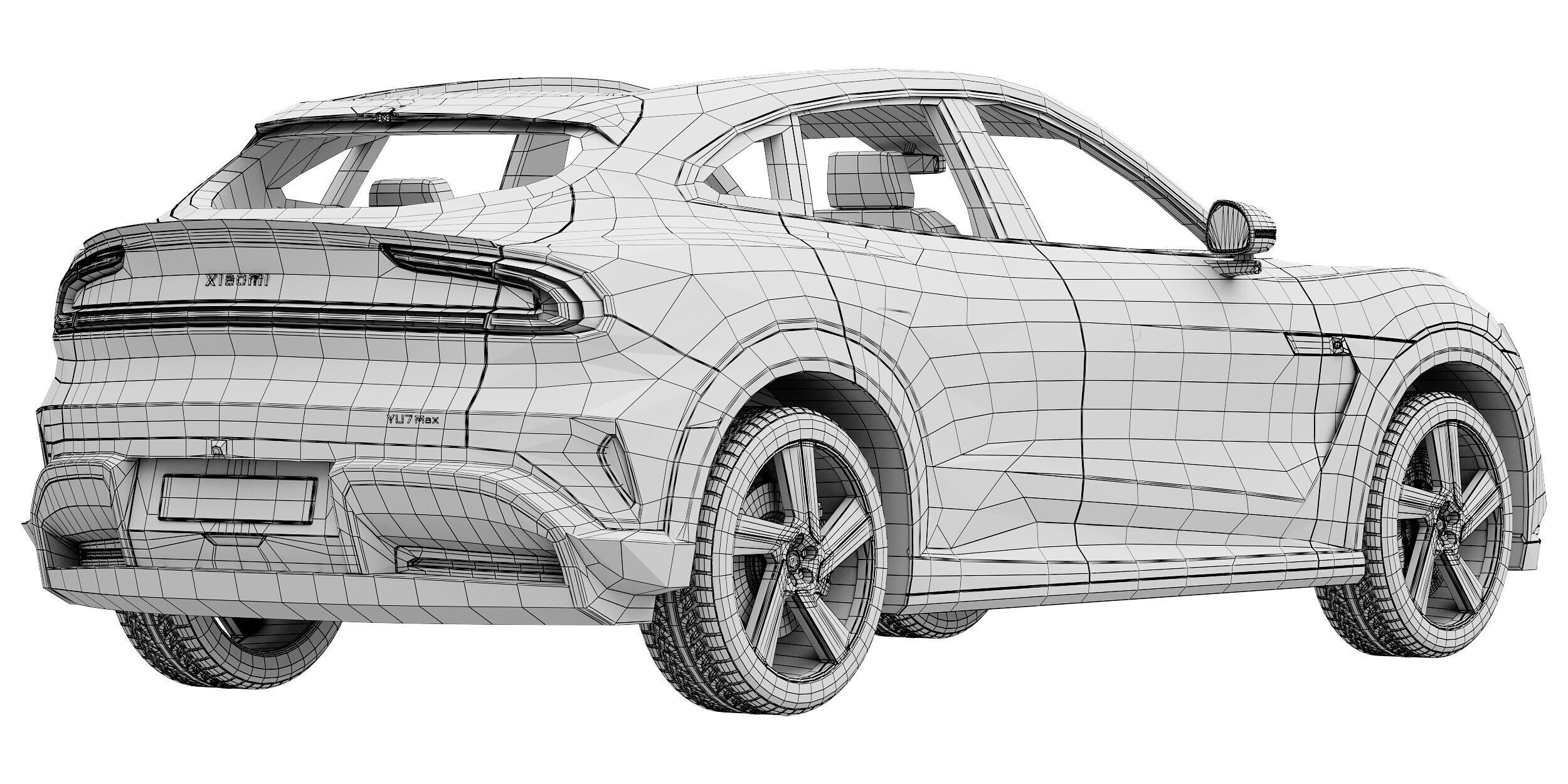 Xiaomi YU7 2025 3D model_16