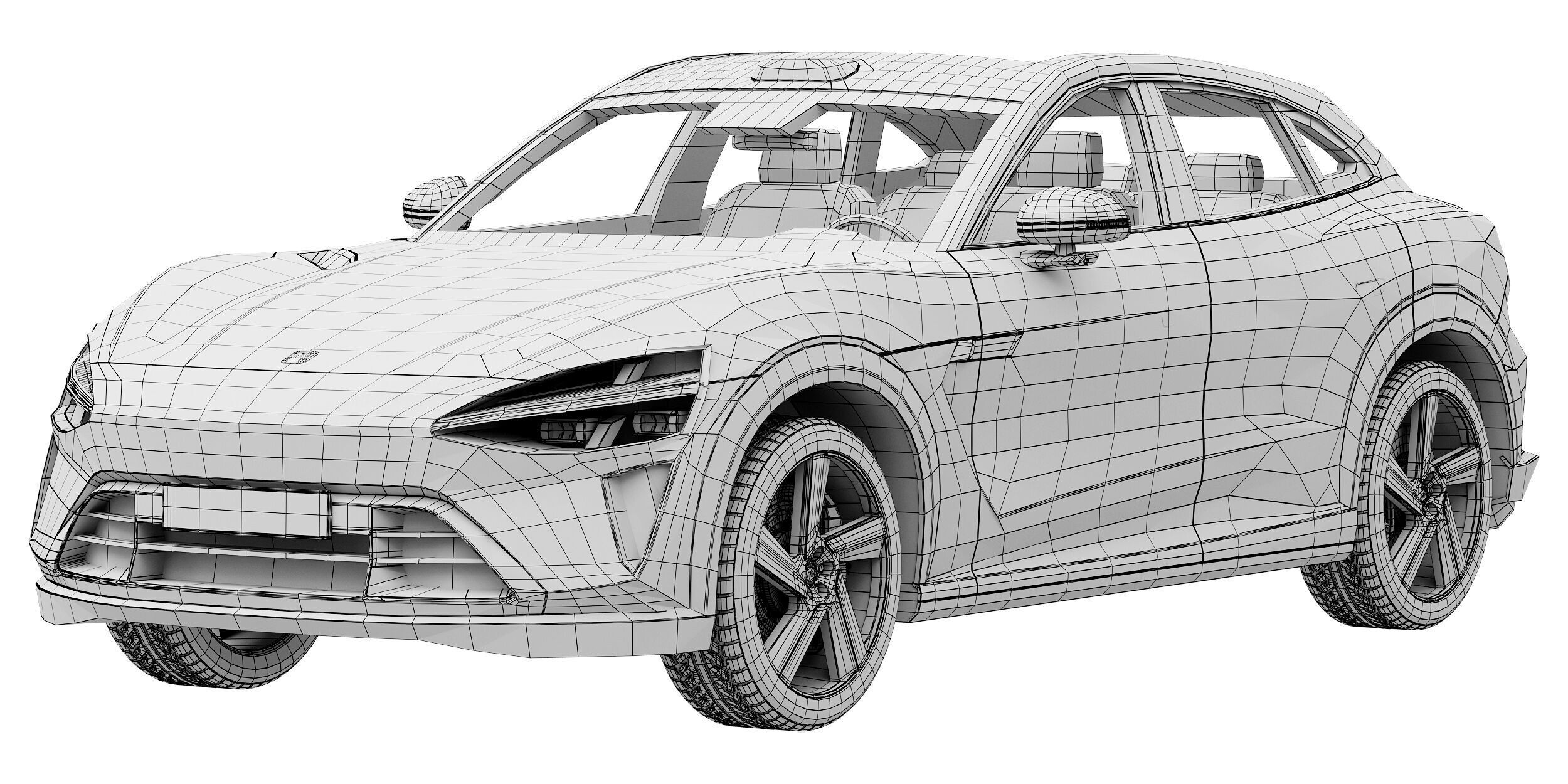 Xiaomi YU7 2025 3D model_13