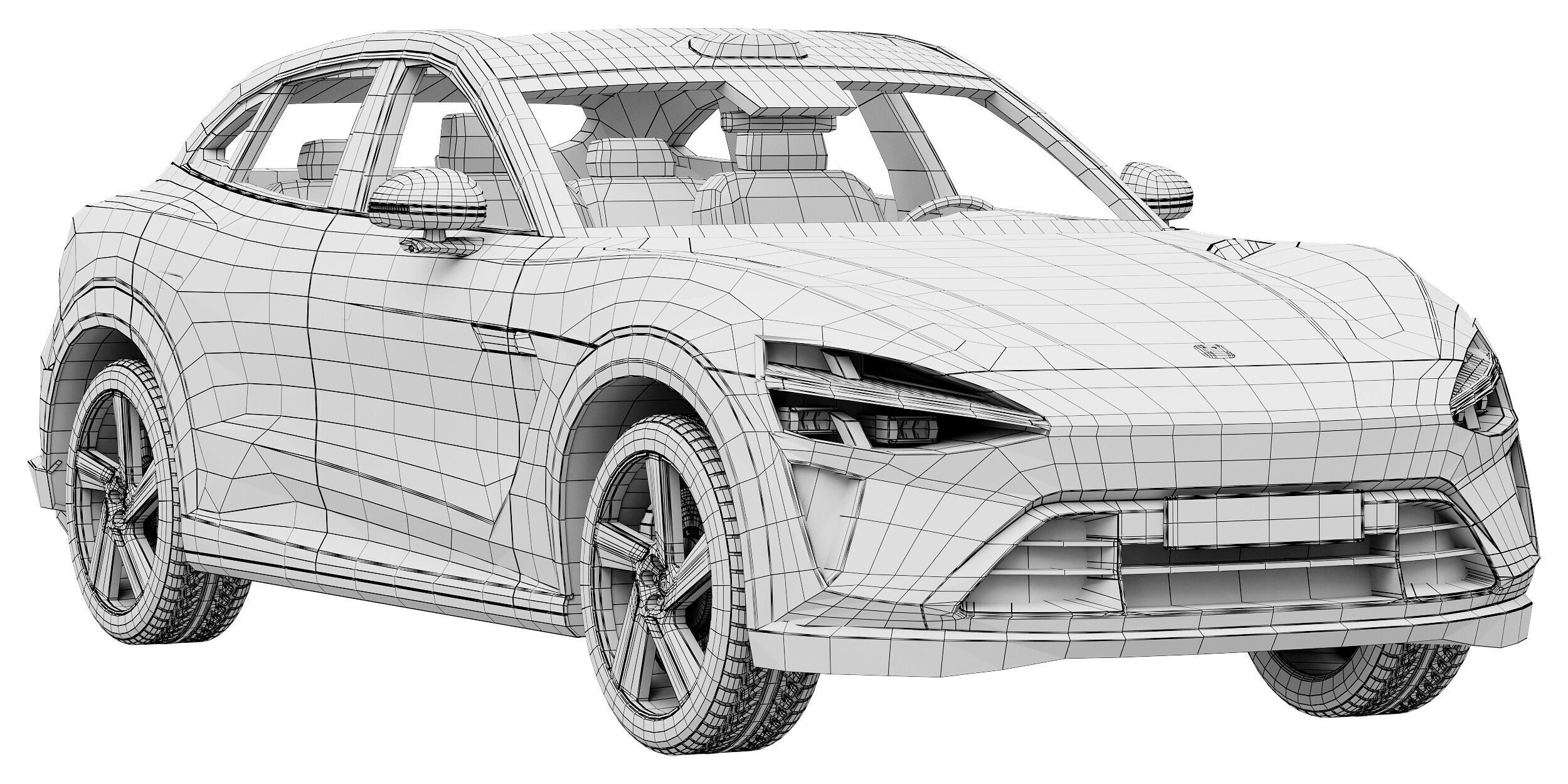 Xiaomi YU7 2025 3D model_14