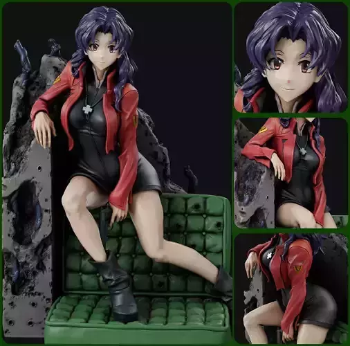 Misato - Neon Genesis Evangelion 3D print model