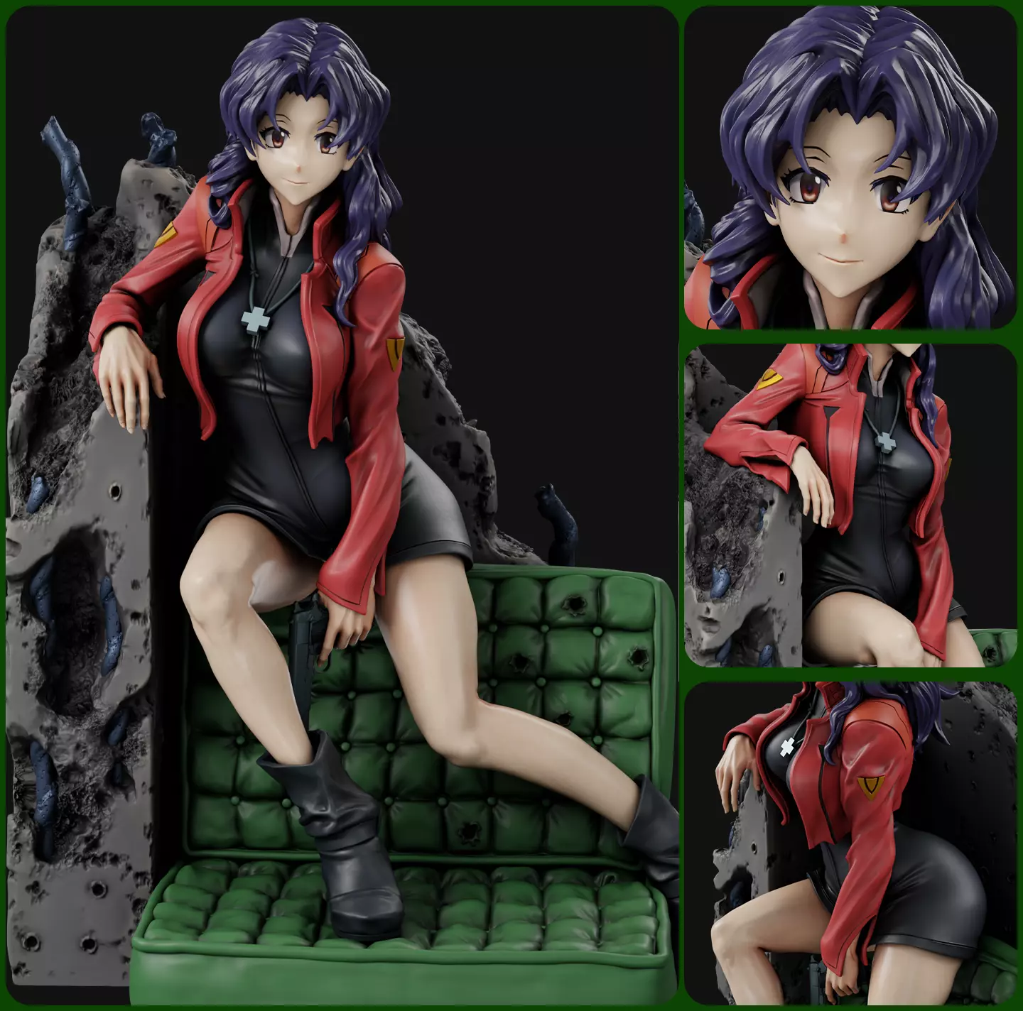 Misato - Neon Genesis Evangelion 3D print model