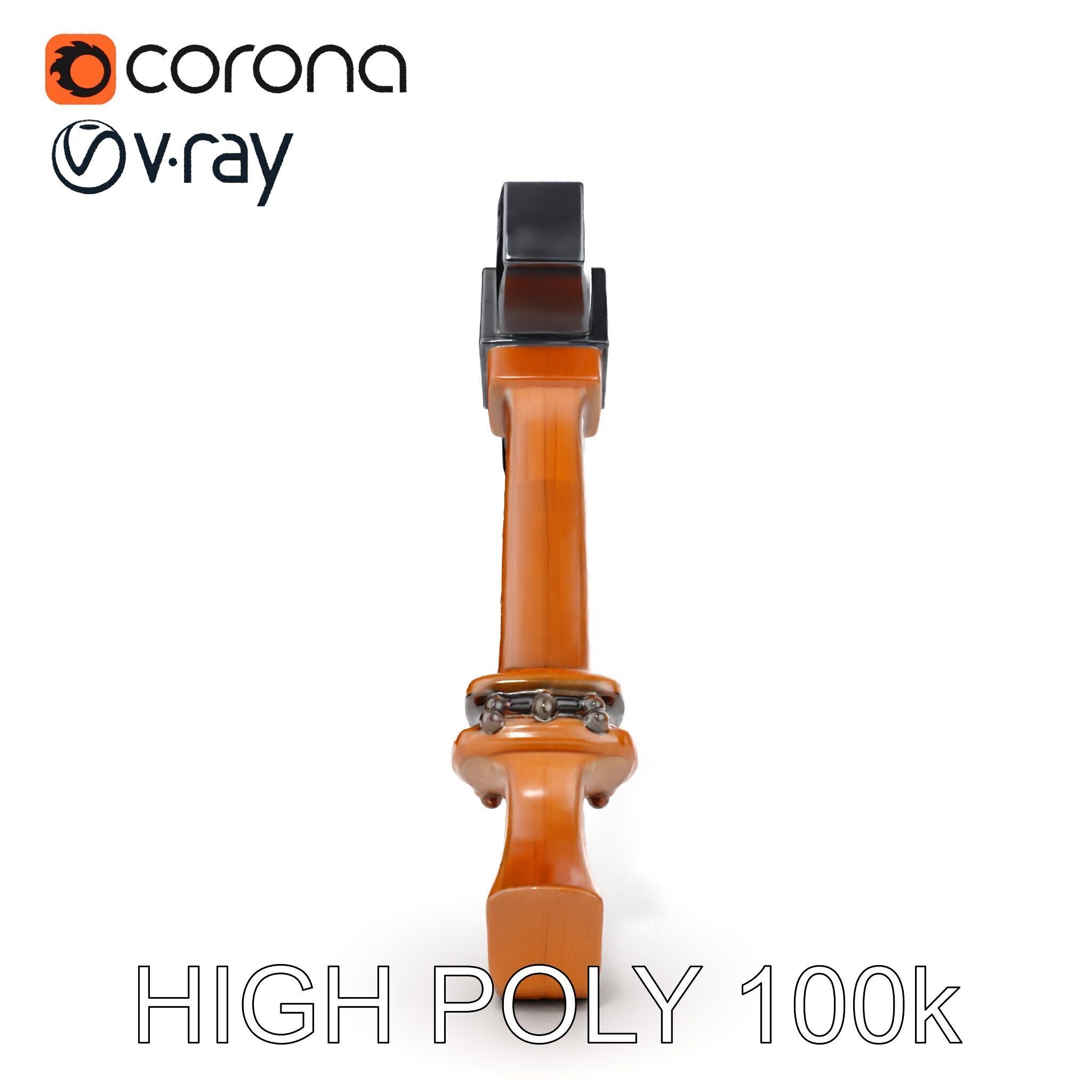 Fantasy Battle Axe with Gem Model Pack Low-poly 3D model_21