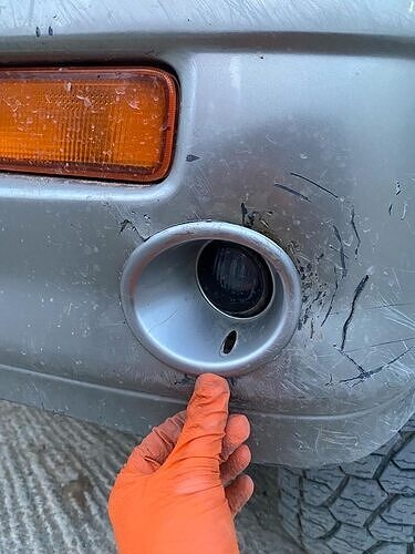 Mitsubishi Pajero GLX Sport fog light cover 3D print model