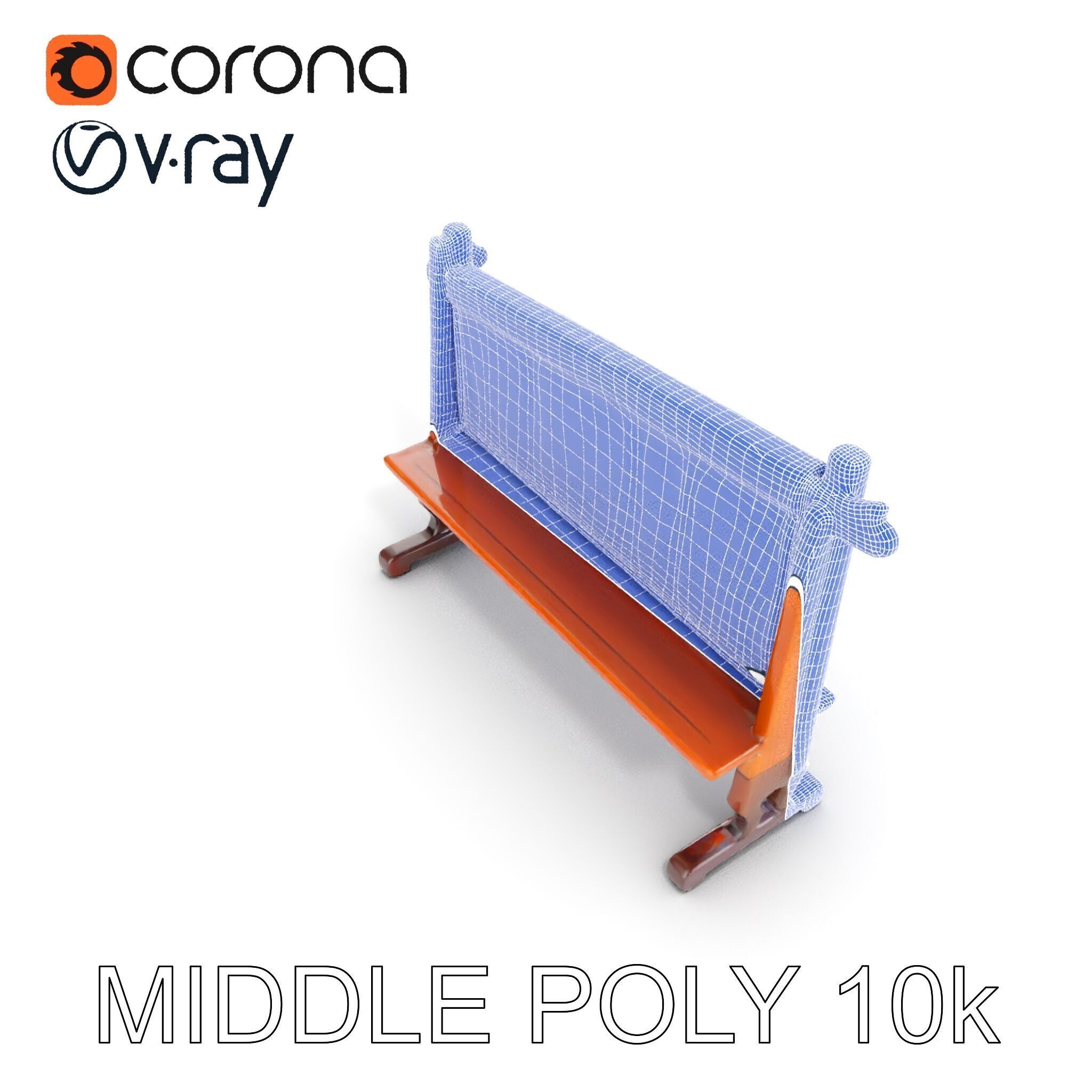 Traditional Wind Chime Wooden Stand Model Pack Low-poly 3D model_28