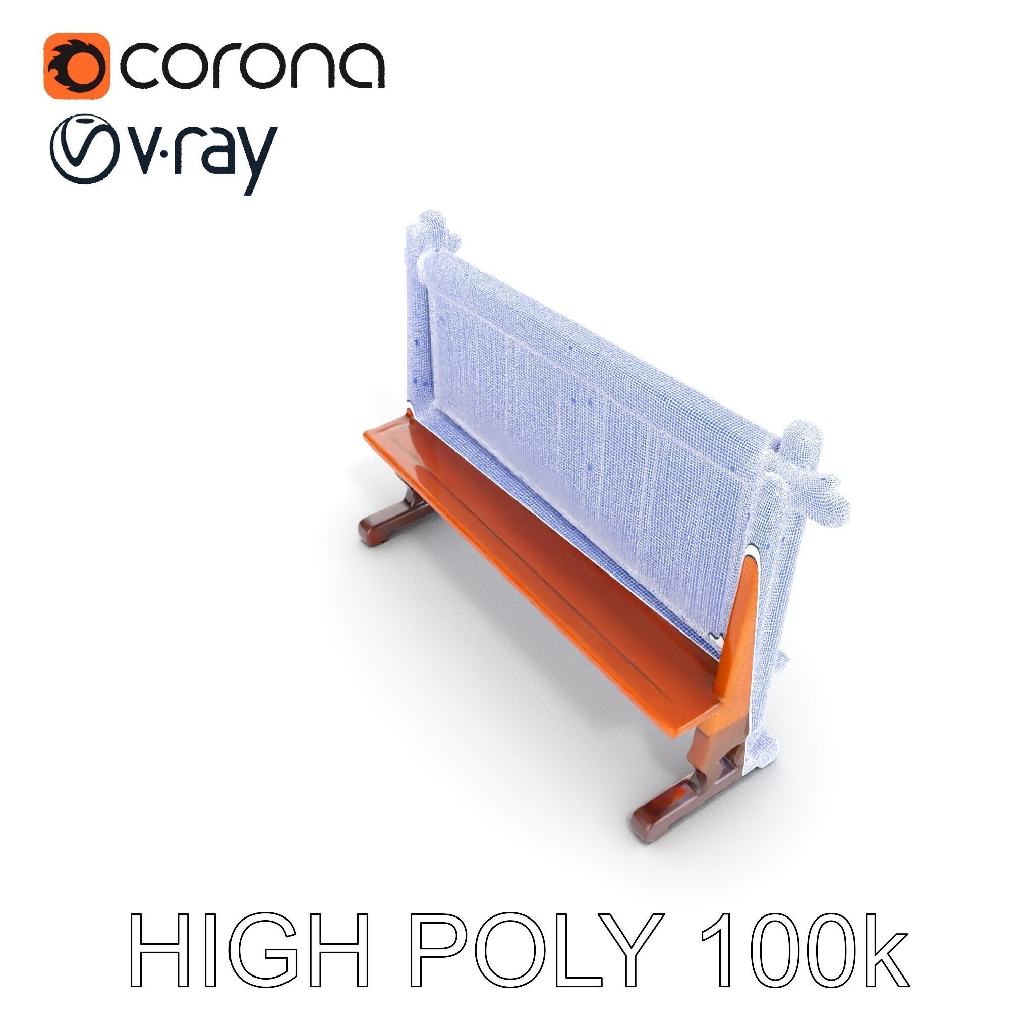 Traditional Wind Chime Wooden Stand Model Pack Low-poly 3D model_18