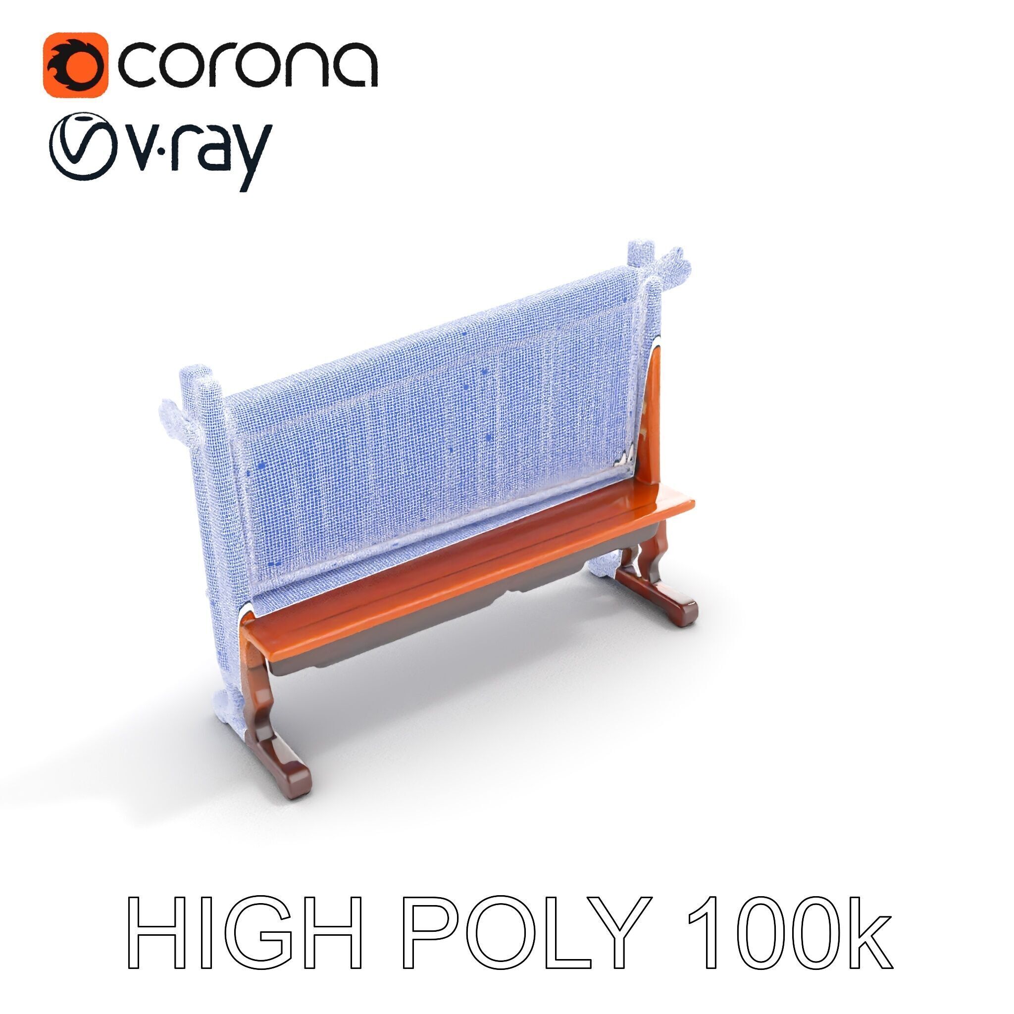 Traditional Wind Chime Wooden Stand Model Pack Low-poly 3D model_24