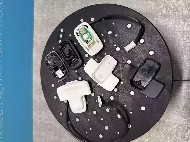 Mercedes W221 paddle shifters gears 3D print model