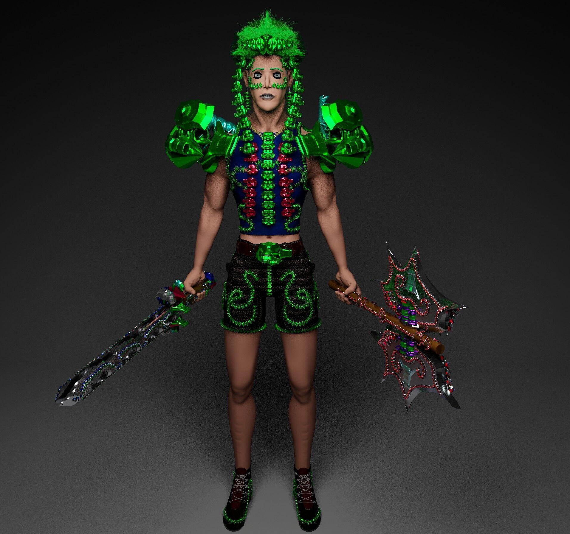 Knight Arturinho 3D model_5