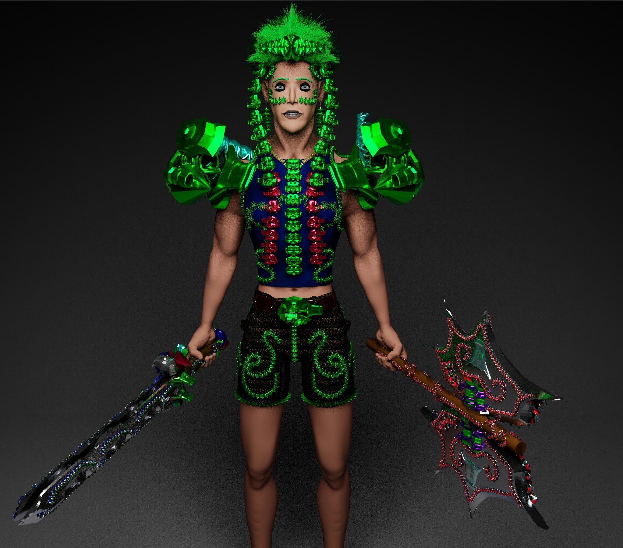 Knight Arturinho 3D model_6