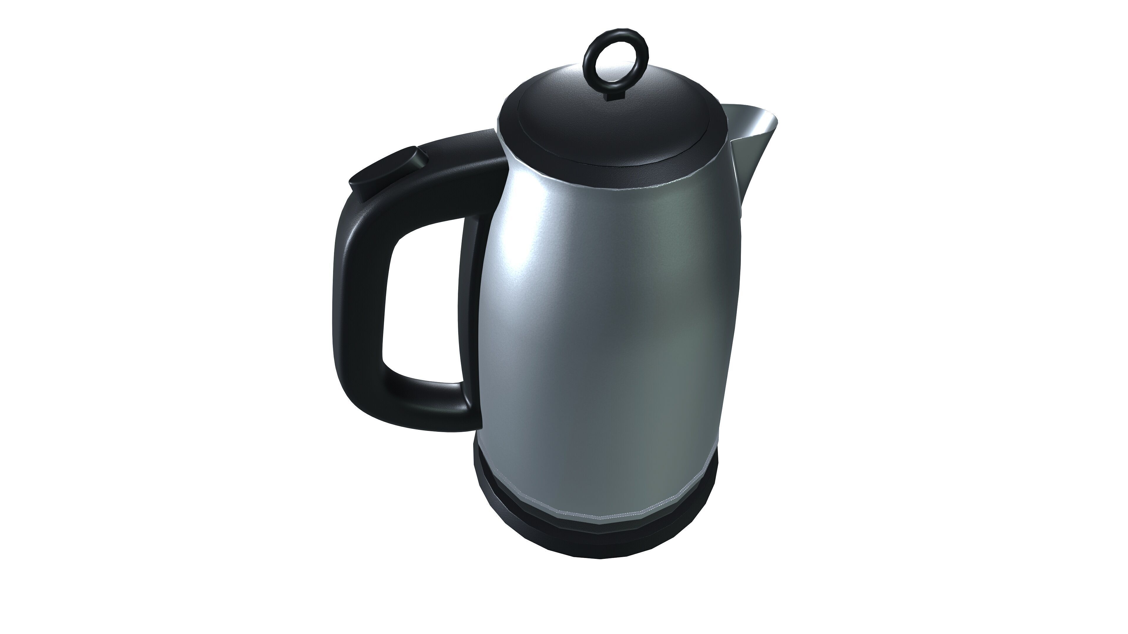 Electric kettle 3D model_2