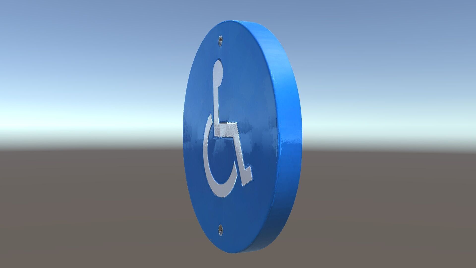 Accessible Sign Model Pack Low-poly 3D model_34