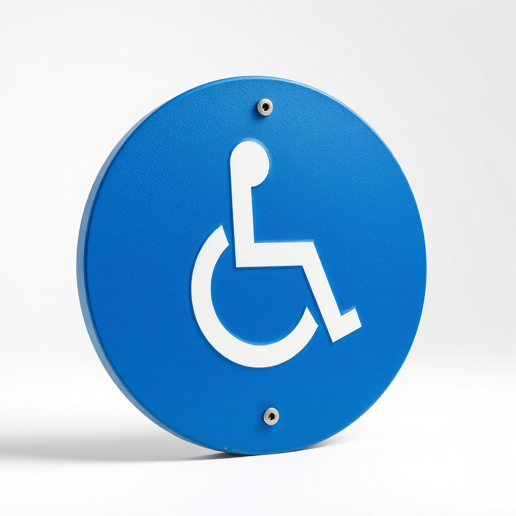 Accessible Sign Model Pack Low-poly 3D model_2
