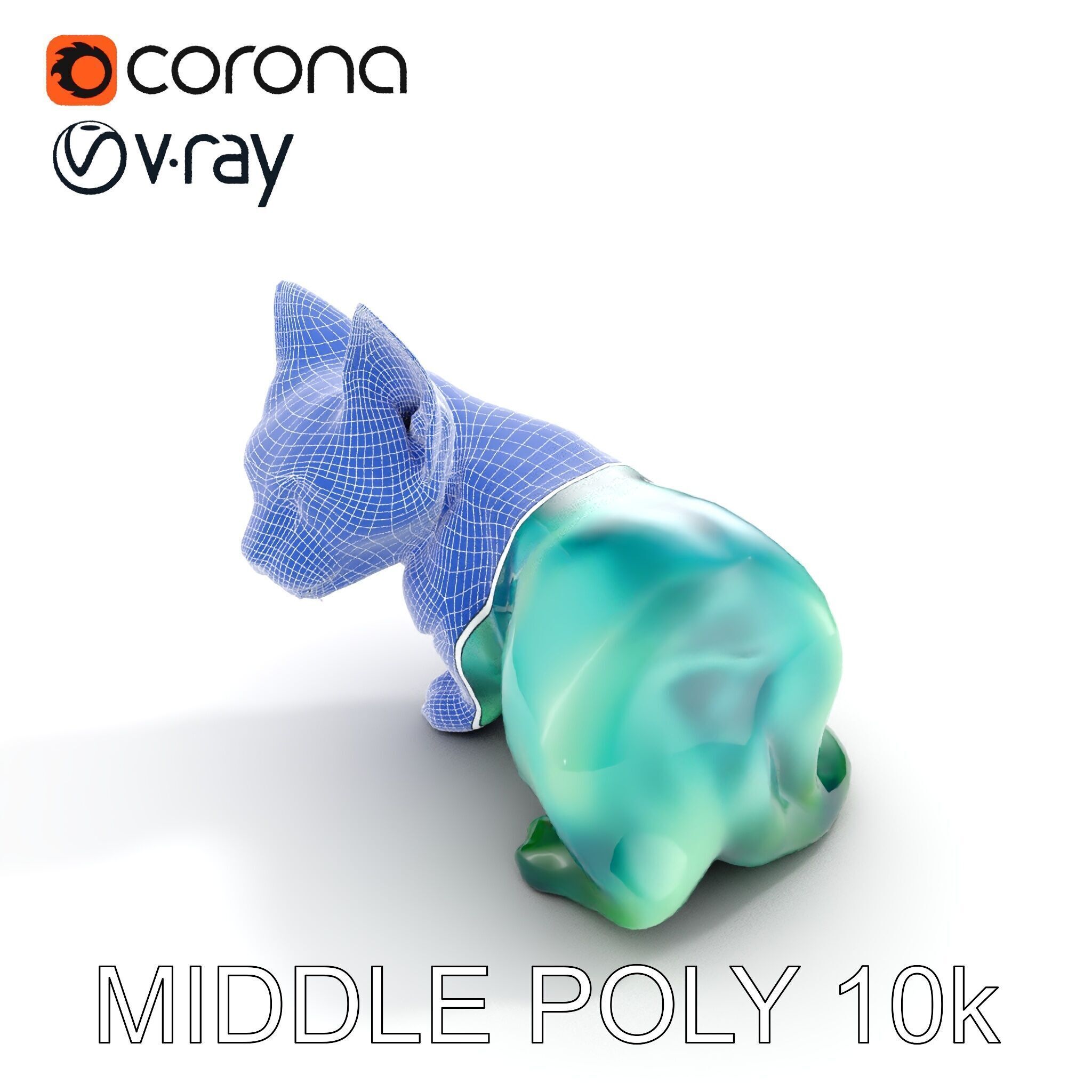 Fantasy Cat Model Pack Low-poly 3D model_22