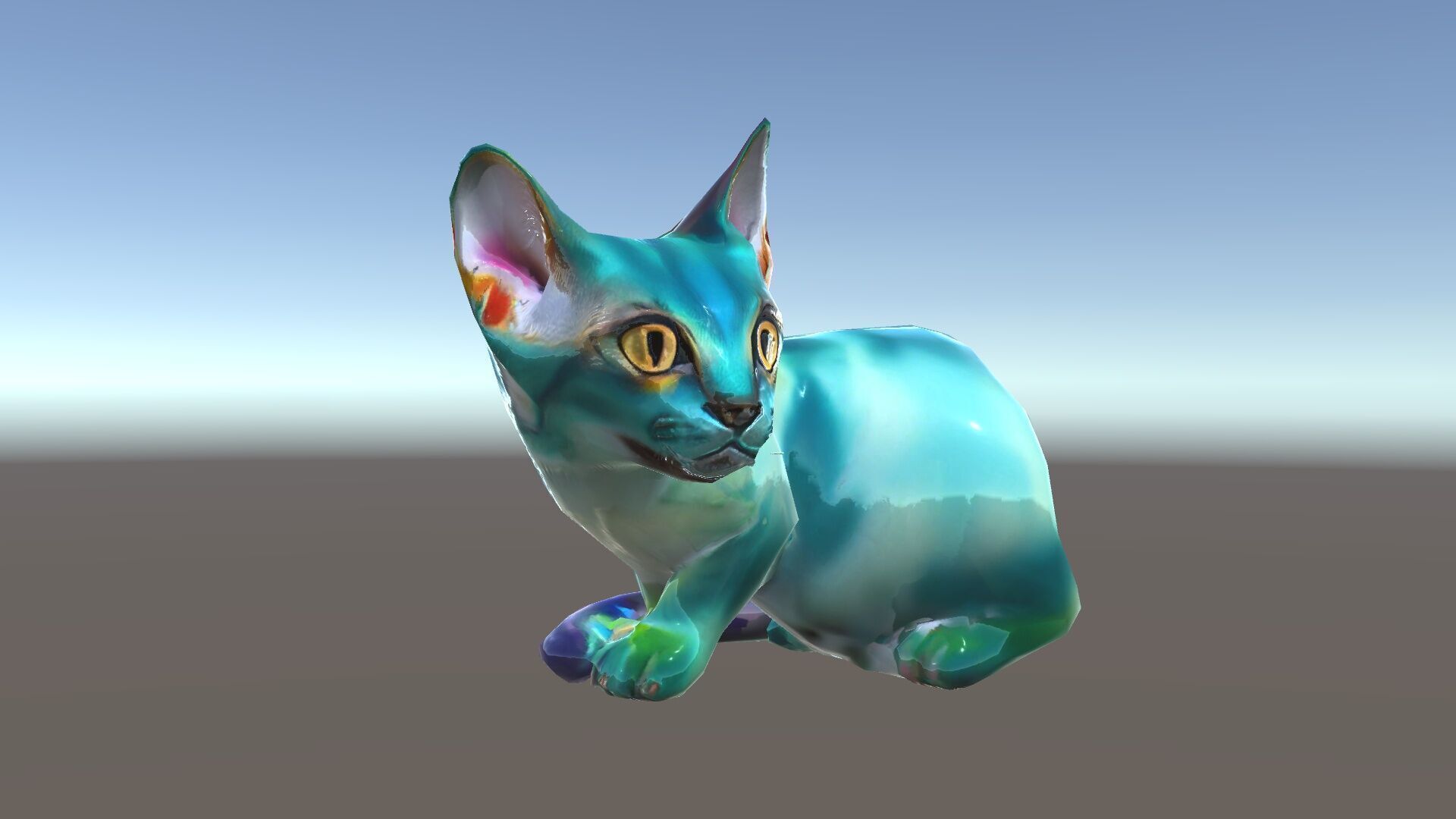 Fantasy Cat Model Pack Low-poly 3D model_34