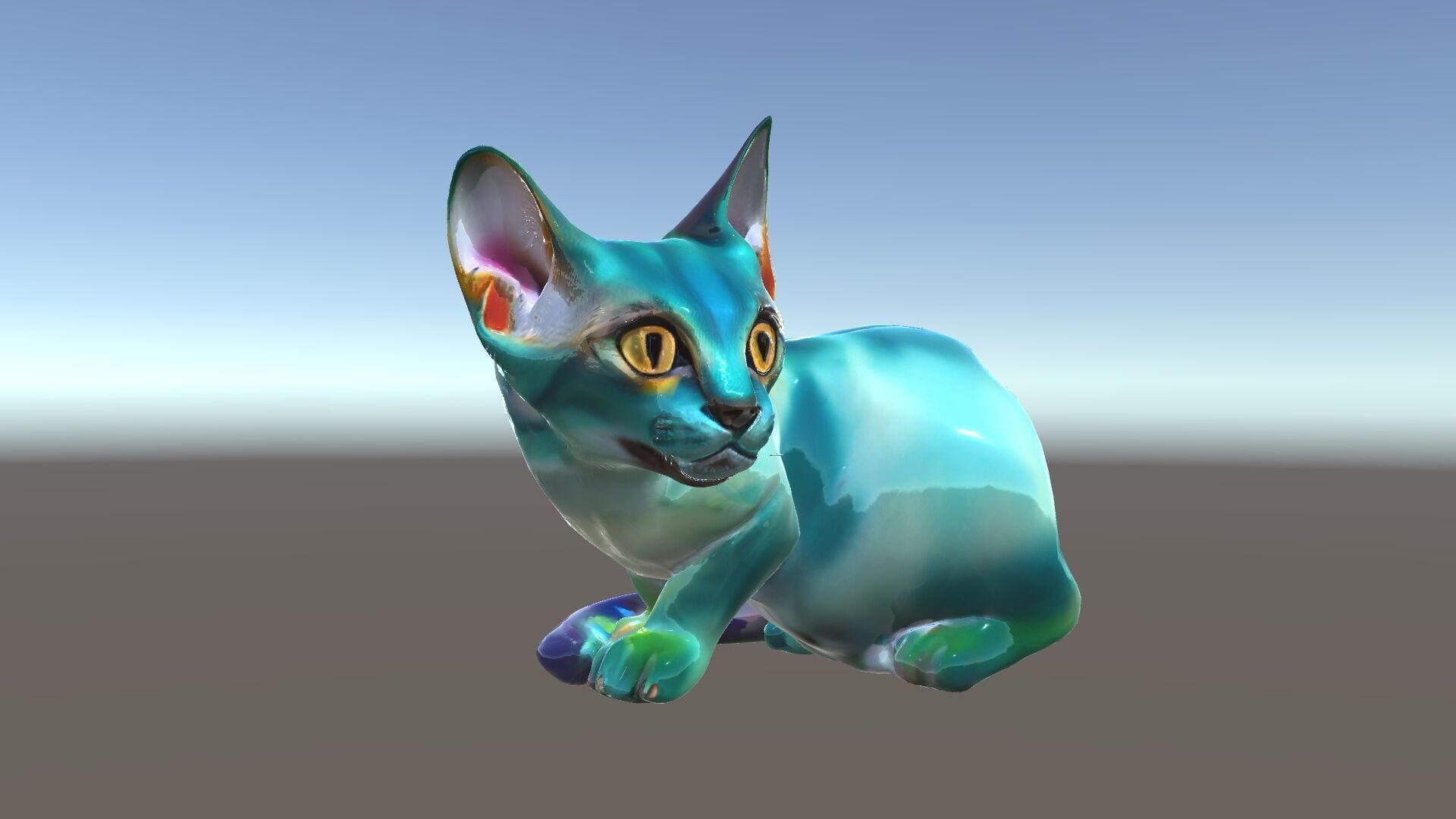 Fantasy Cat Model Pack Low-poly 3D model_33
