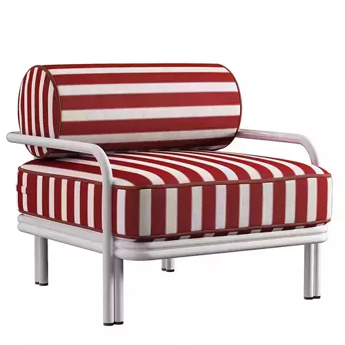 Esterno Outdoor Armchair 3D model