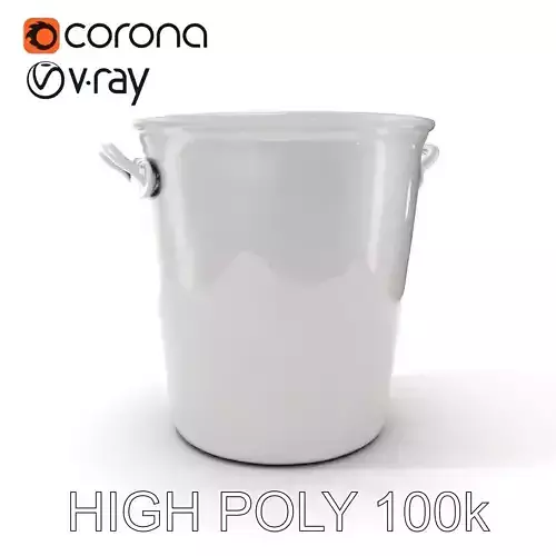 Metallic Ice Bucket Model Pack