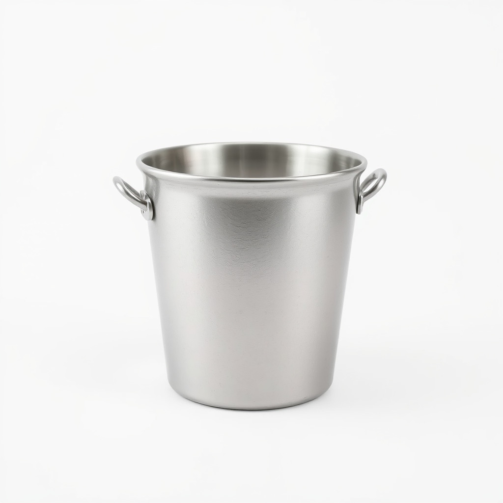 Metallic Ice Bucket Model Pack Low-poly 3D model_2