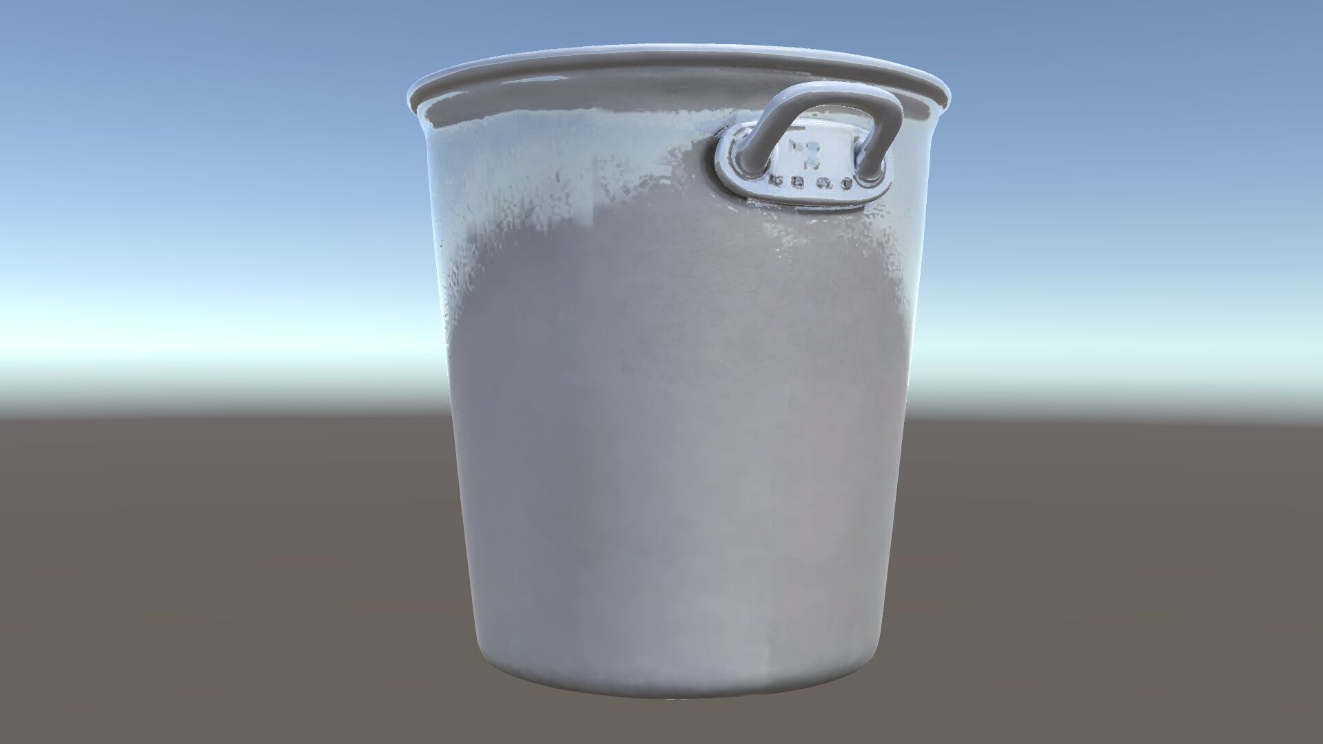 Metallic Ice Bucket Model Pack Low-poly 3D model_5