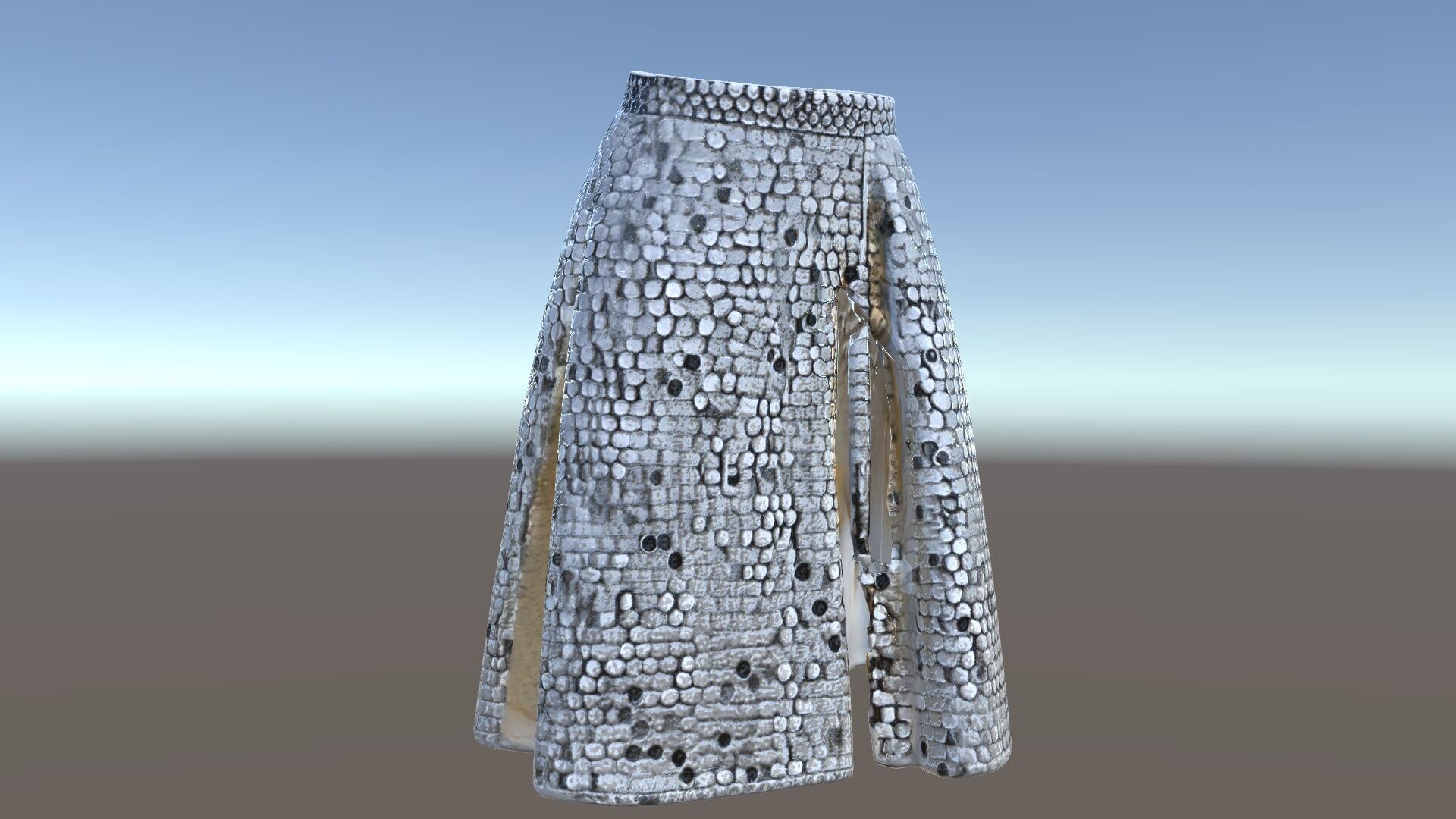 Sequin Skirt D Model Pack Low-poly 3D model_33
