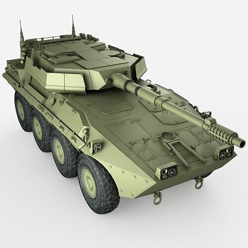 B1 Centauro tanks model 3D model
