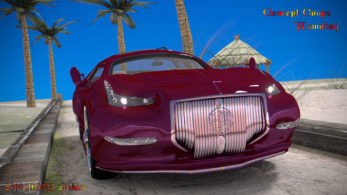 Concept Coup 3D model