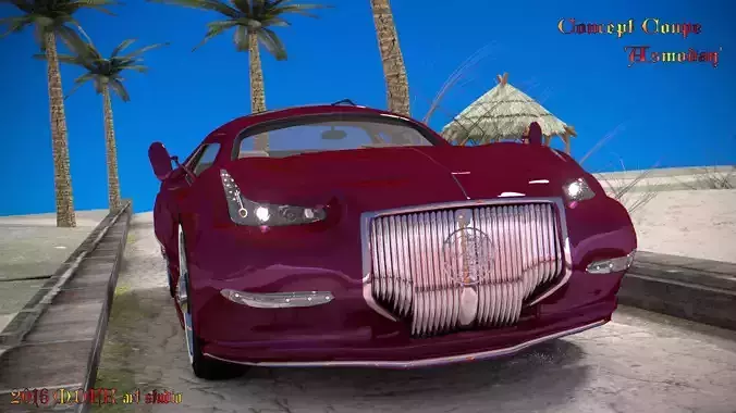 Concept Coup 3D model