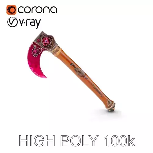 Enchanted Axe Model Pack with Detailed Textures