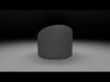 Circular Sofa Low-poly 3D model_1
