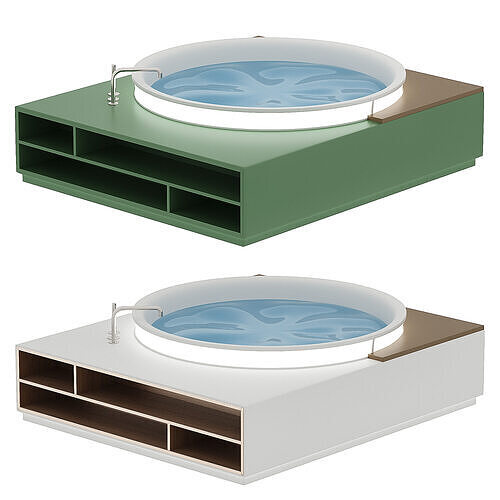 Vasca idromassaggio freestanding Aretusa 3D model