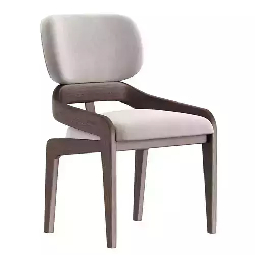 Moderner simpler Stil armloser Stuhl