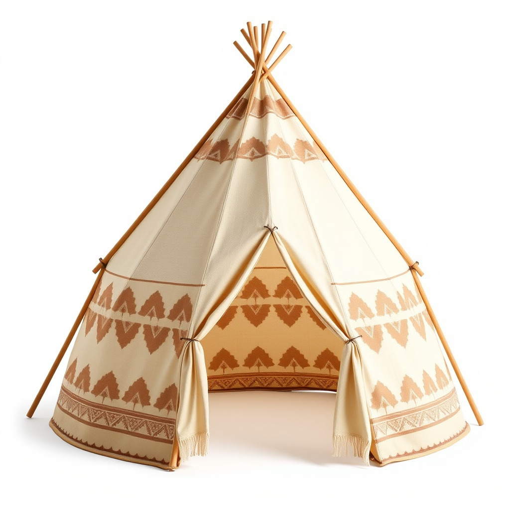Traditional Teepee Tent Model Pack Low-poly 3D model_2
