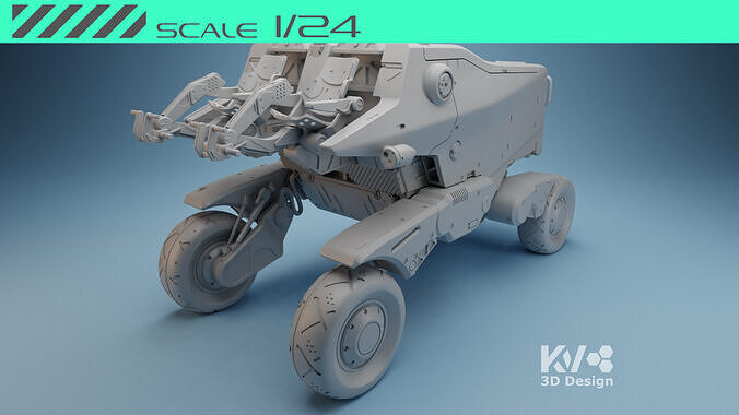 KV-Death Stranding-Pickup Off-Roader 3D print model