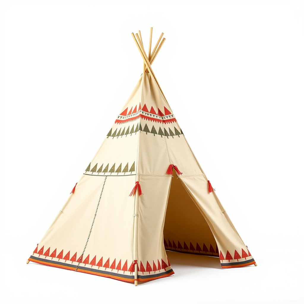 Colorful Teepee Tent D Model Pack Low-poly 3D model_2