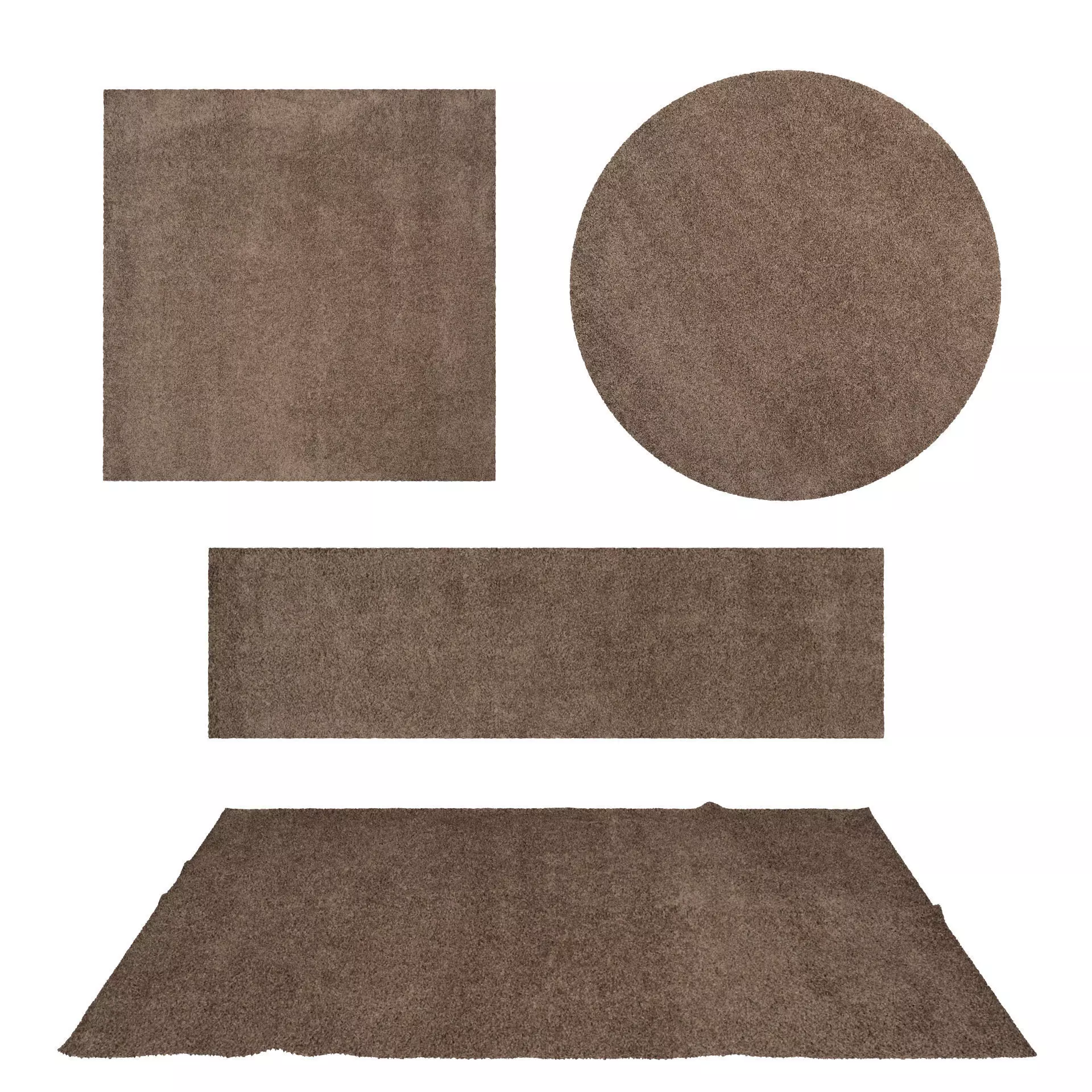 Rugs No 1032 Low-poly 3D model_0