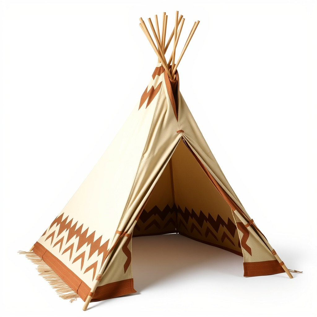 Traditional Teepee Model Pack with HighResolution Textures Low-poly 3D model_2