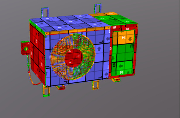 Realistic Industrial Air Conditioning Outdoor Unit 3D Model  Low-poly 3D model_25