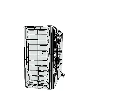 Realistic Industrial Air Conditioning Outdoor Unit 3D Model  Low-poly 3D model_28