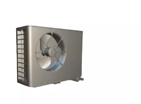 Realistic Industrial Air Conditioning Outdoor Unit 3D Model  Low-poly 3D model_31