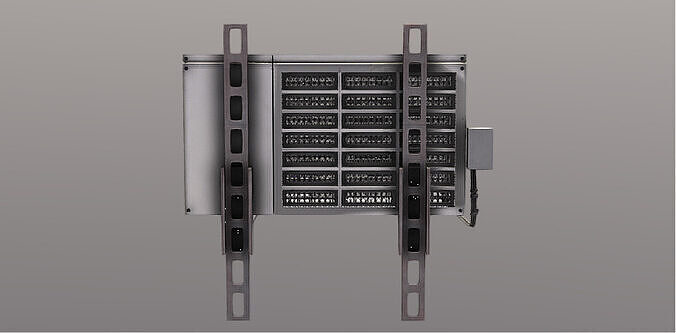 Realistic Industrial Air Conditioning Outdoor Unit 3D Model  Low-poly 3D model 4