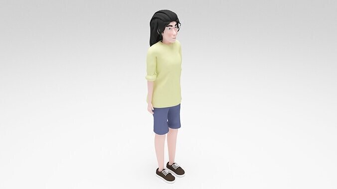 Navila Rigged  Low-poly 3D model