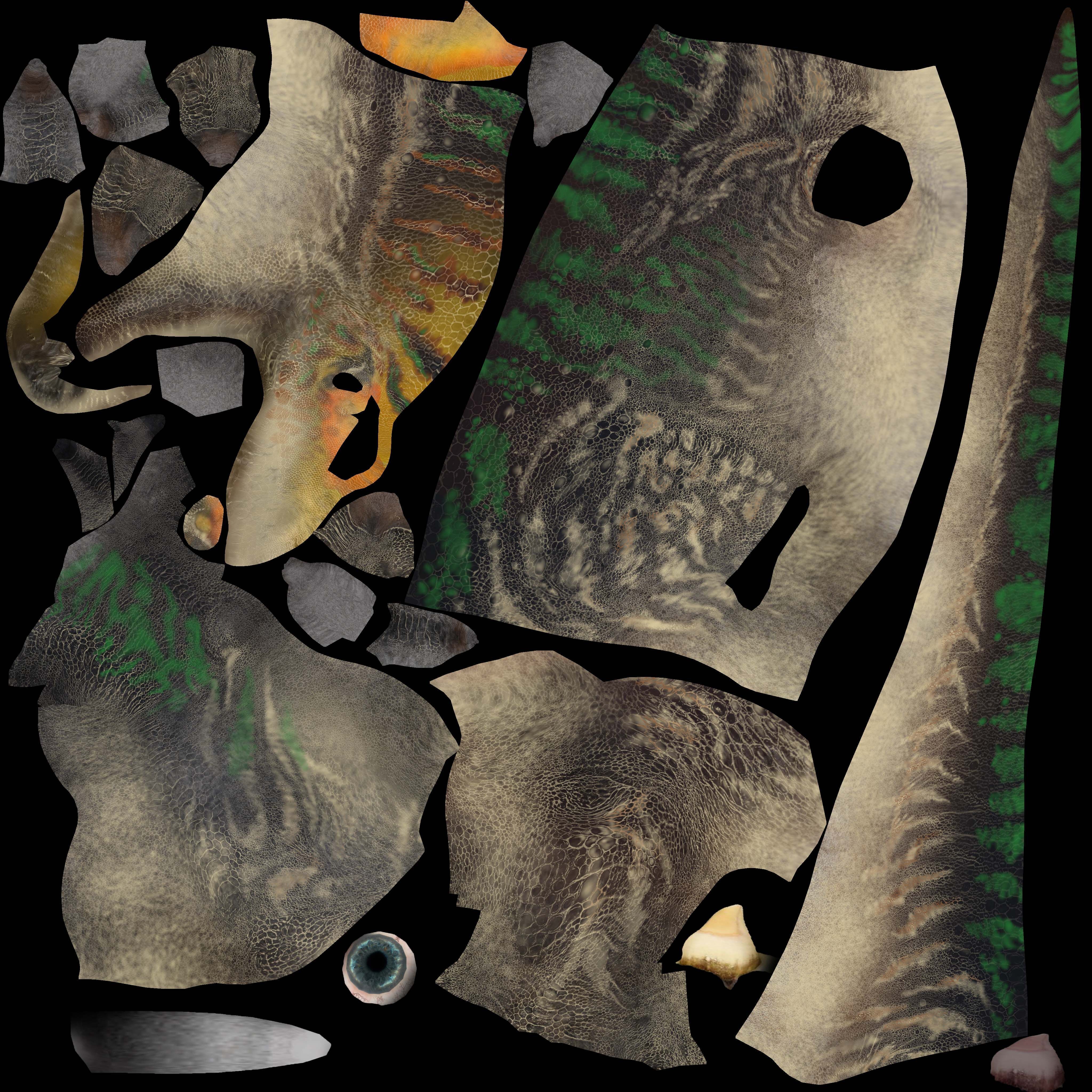 Eustreptospondylus The Well-Curved Vertebrae Hunter Low-poly 3D model_6