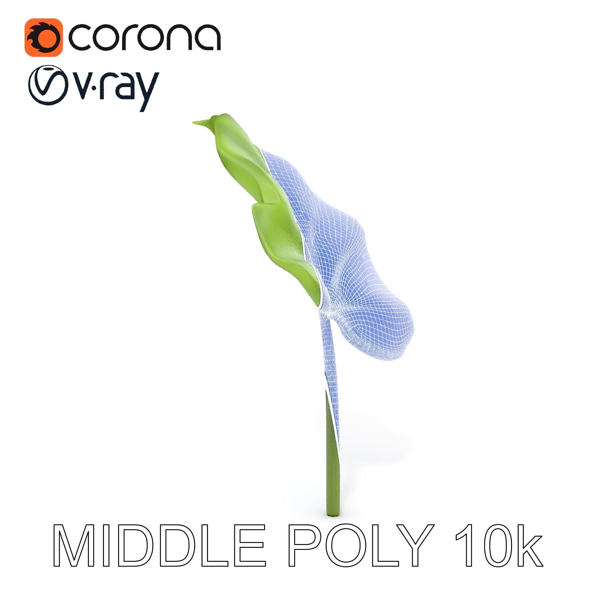 Botanical Leaf Model Pack with Realistic Textures Low-poly 3D model_7