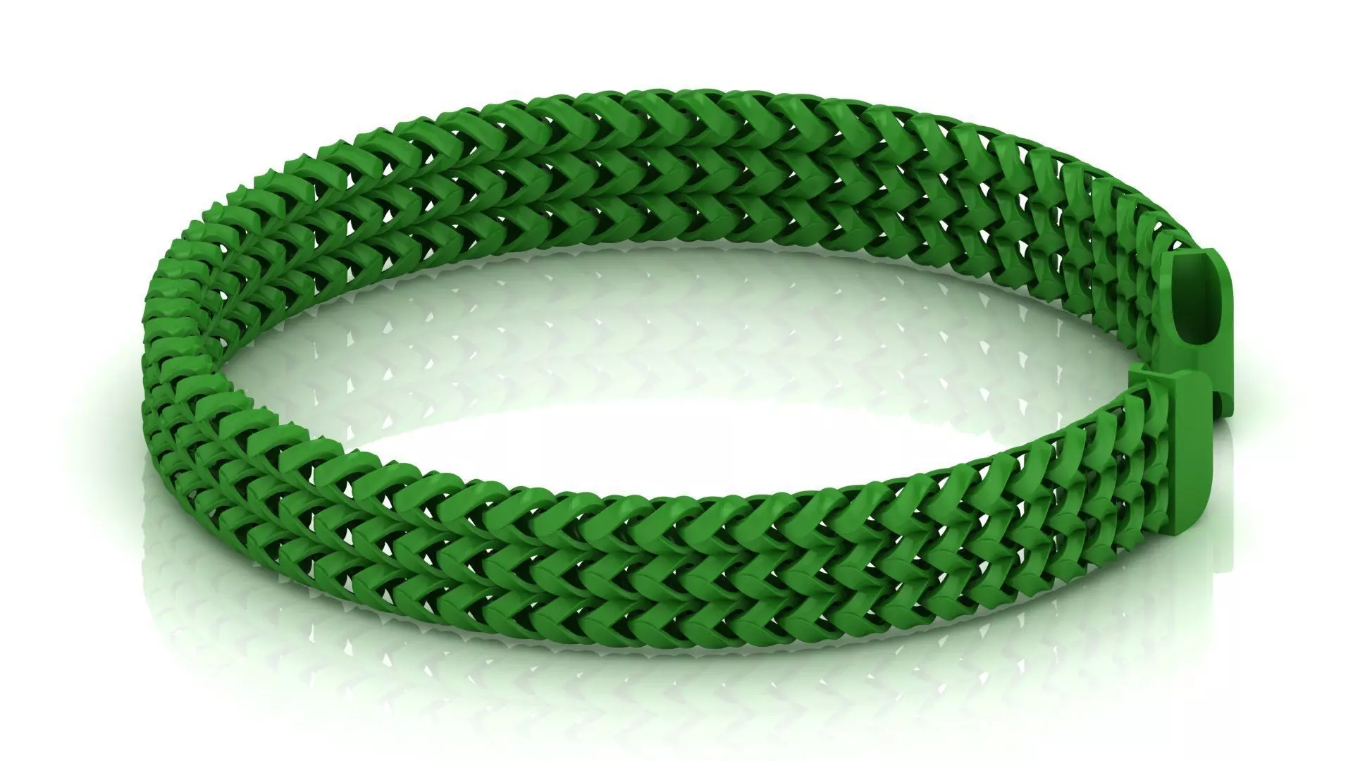 13MM SPIRAL 3 Line Franco Chain or Bracelet  3D print model_0