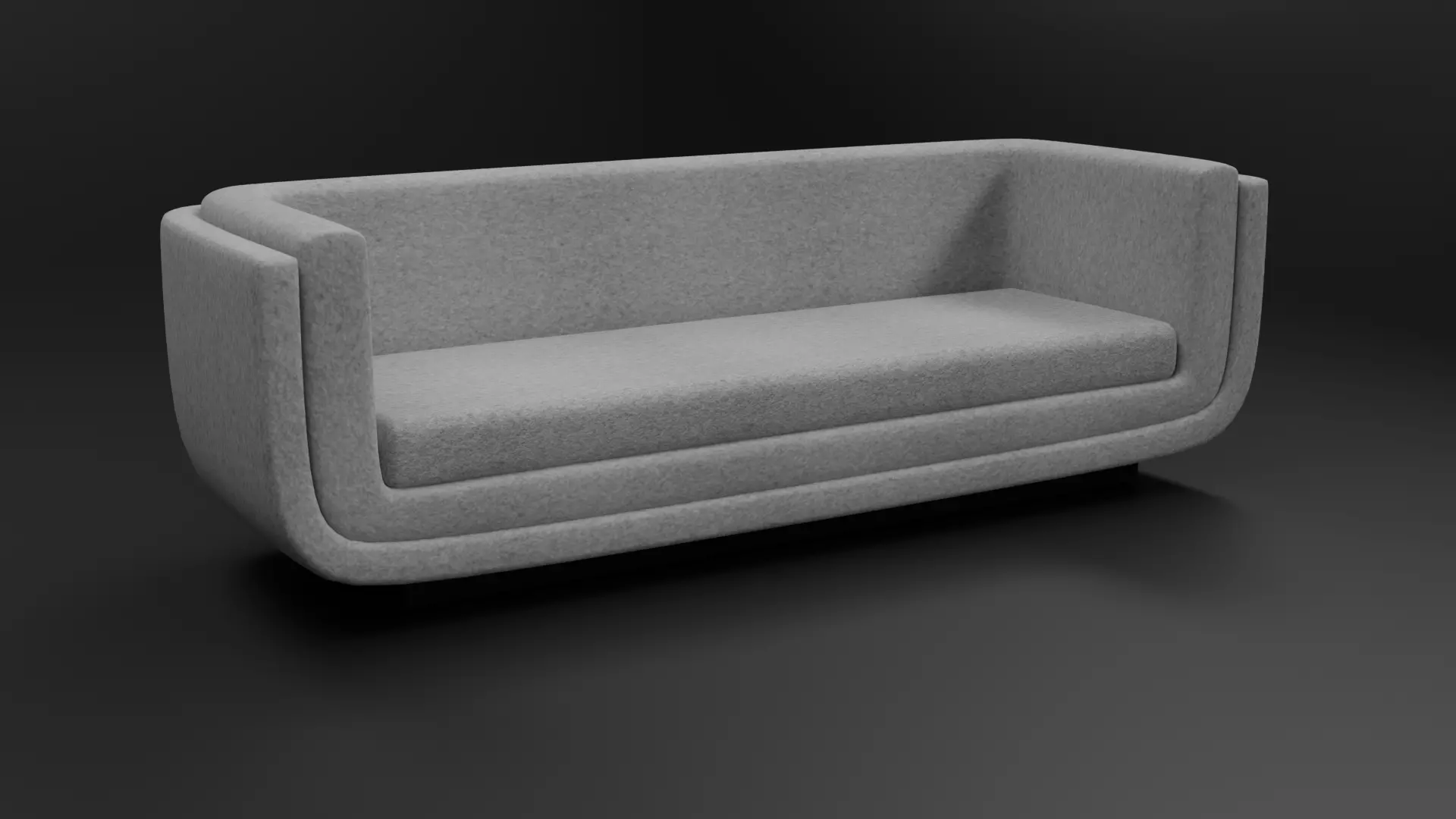 LUXURY SOFA Low-poly 3D model_0