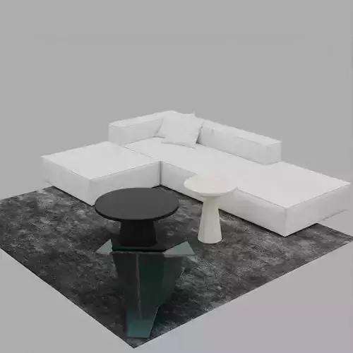 Classic sofa chair32 3D model