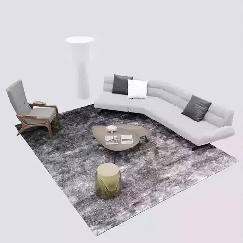 Classic sofa chair33 3D model