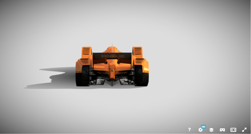 McLaren X2 Concept Futuristic AeroTech Hypercar 3D model_13